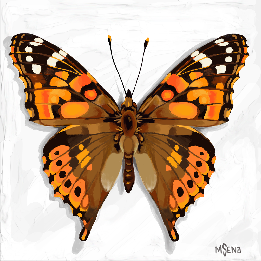 Painting Class—Monarch-ish Butterfly