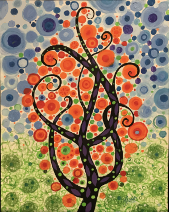 Painting Class—Tim Burton Tree