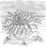 SUNFLOWER AT SEA art T-Shirt