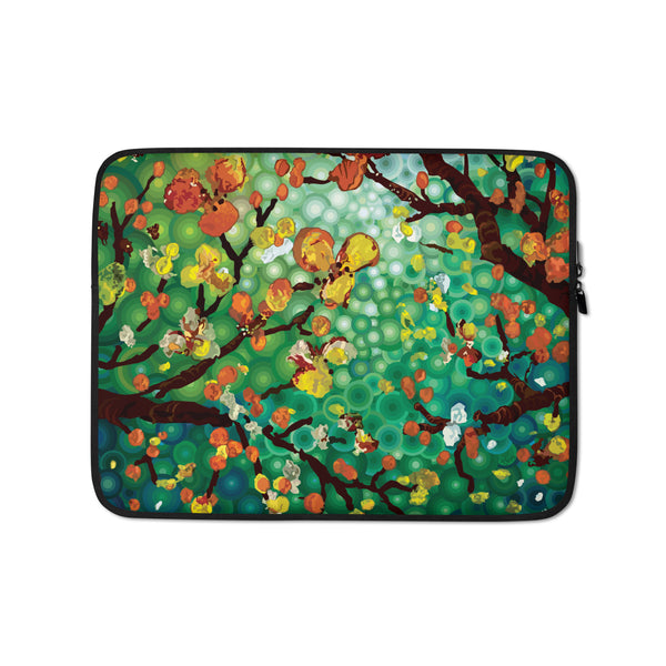 ORANGE BLOSSOM art Laptop Sleeve