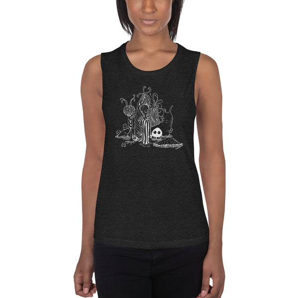 SLITHERY THINGS art Women's Muscle Tank