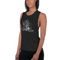 SLITHERY THINGS art Women's Muscle Tank