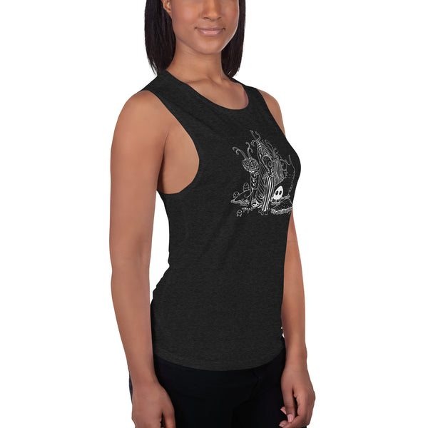 SLITHERY THINGS art Women's Muscle Tank