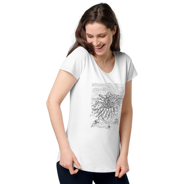 SUNFLOWER AT SEA art T-Shirt