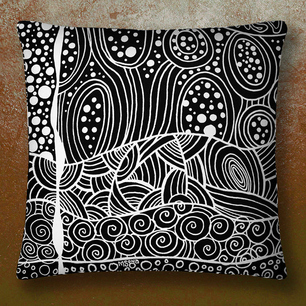 AUSTRALIAN LANDSCAPE art Premium Throw Pillow