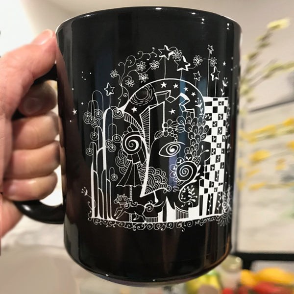 WALK THROUGH CENTRAL PARK art Mug