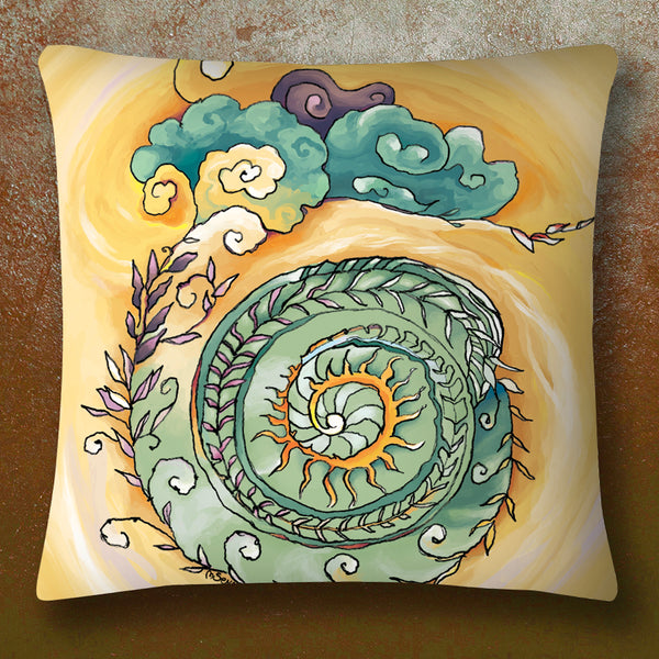 EXQUISITE SNAIL art Throw Pillow