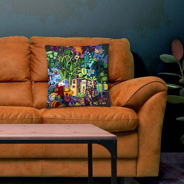 MY FRIEND art Throw Pillow