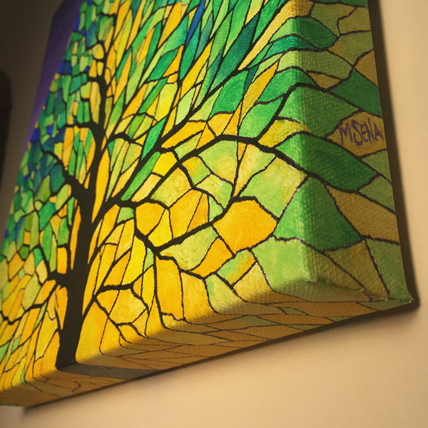 Stained Glass Tree