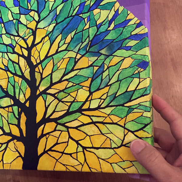 Stained Glass Tree