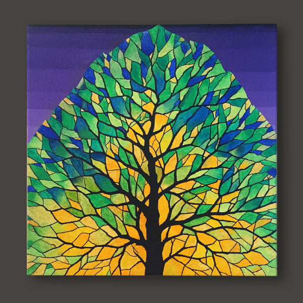 Stained Glass Tree