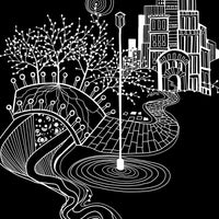 UNIVERSE UNDER THE BRIDGE art T-Shirt