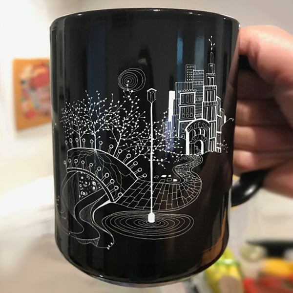 THE UNIVERSE UNDER THE BRIDGE art Mug