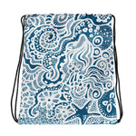 Drawstring Backback Bag "Coasters"
