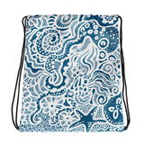 Drawstring Backback Bag "Coasters"