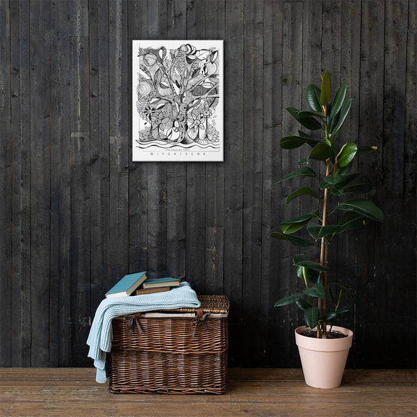 LOW HANGING FRUIT art Print on Canvas