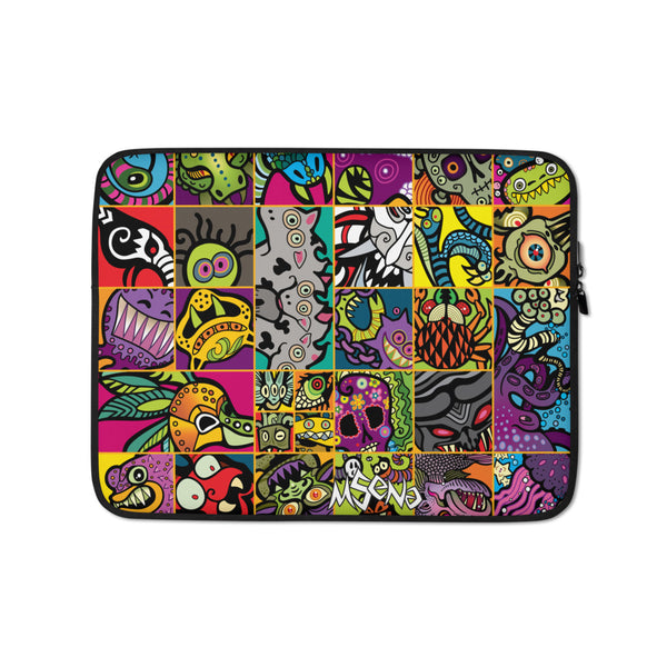 AMAYAMIYUKI GRID art Laptop Sleeve