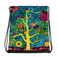 Drawstring Backpack Bag "Deception of Pretty Things"