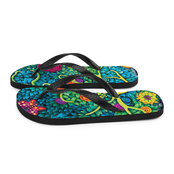 DECEPTION OF PRETTY THINGS art Flip-Flops