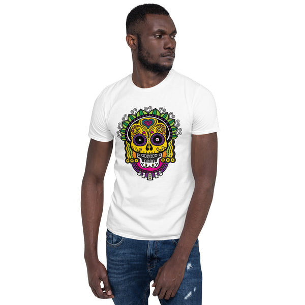 AZTEC SKULL art T-Shirt