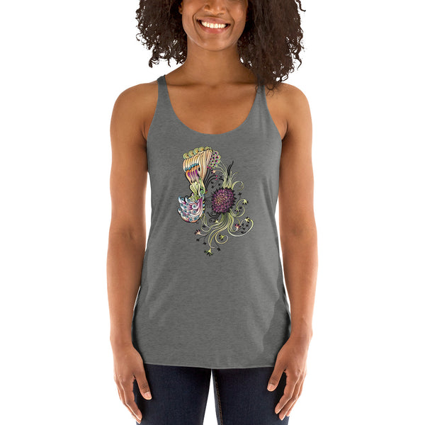 BUTTERFLY AND CHRYSANTHEMUM art Tank Top