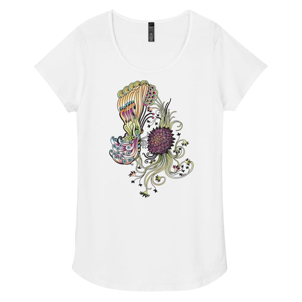 BUTTERFLY AND CHRYSANTHEMUM art T-Shirt